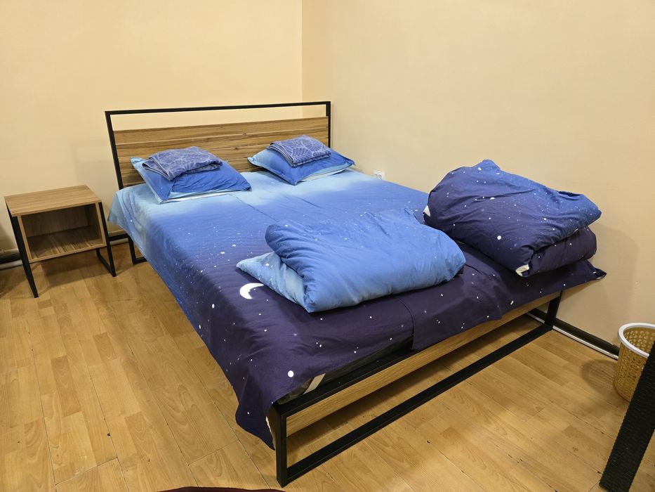 Металлические Кровать Лофт. Двуспальная кровать.  Temir Kravat.