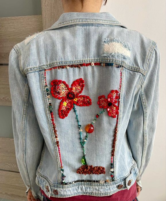 Geaca blugi unicat făcută pe comandă, Levi's, Tommy Hilfiger