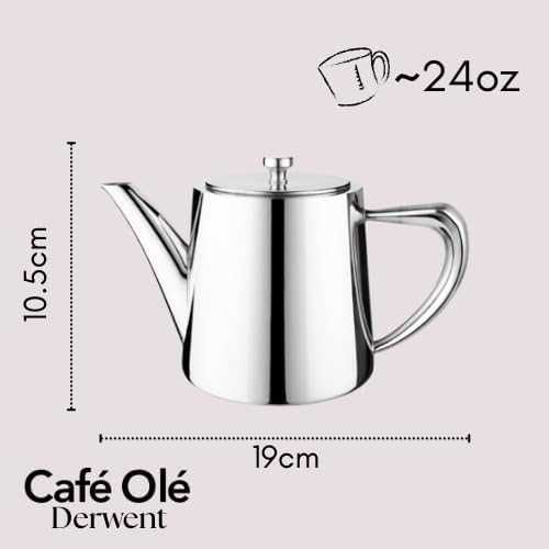Café Olé Derwent чайник от неръждаема стомана, 650 мл