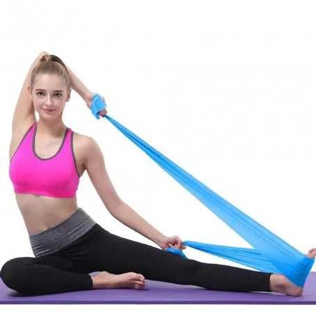 Эластичная фитнес лента, резинка