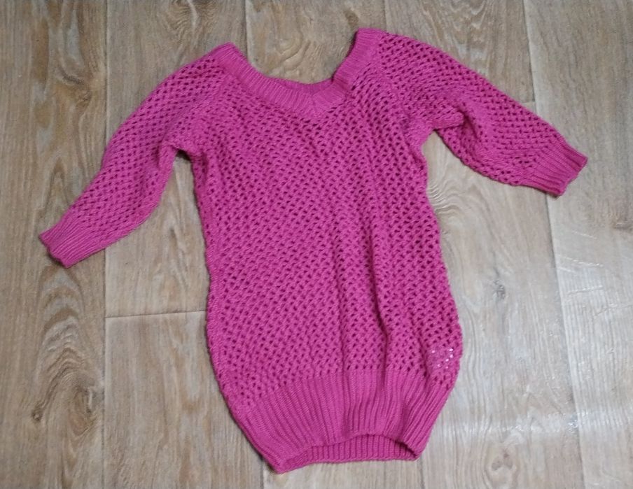 Bluza de lana de culoare roz