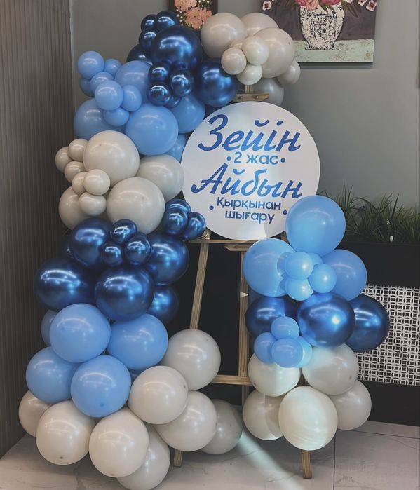 Фотозона, оформление шарами