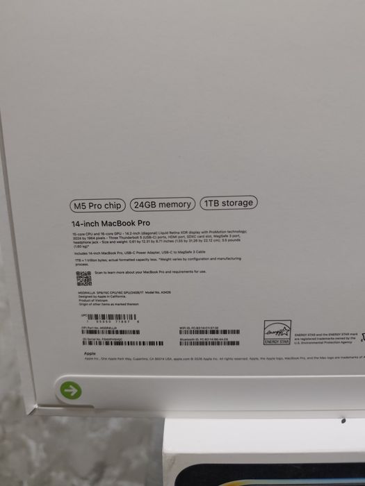 Macbook Pro m5 pro chip
