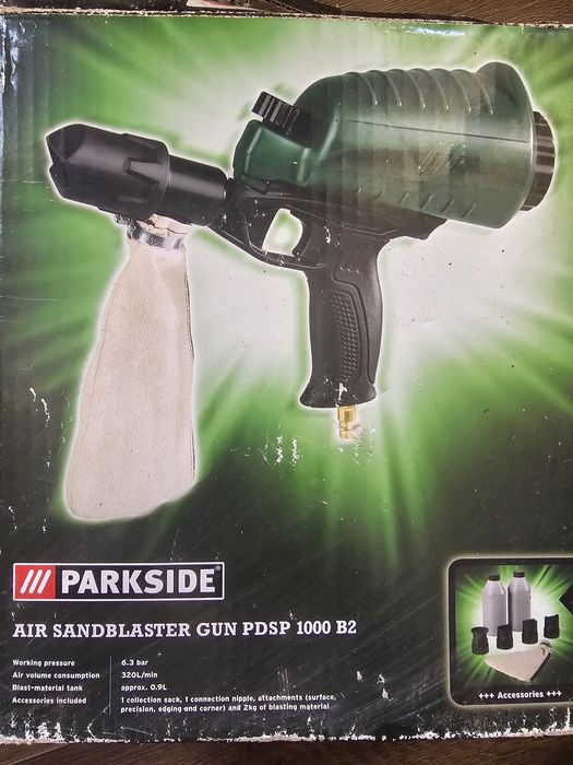 Vând pistol de sablat parkside nefolosită