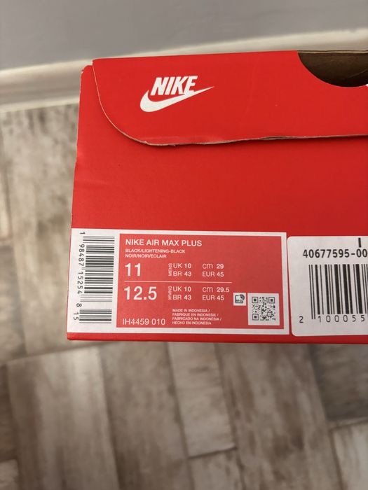 Чисто Нови Мъжки Обувки NIKE AIR MAX PLUS Tn 45 номер Оригинални