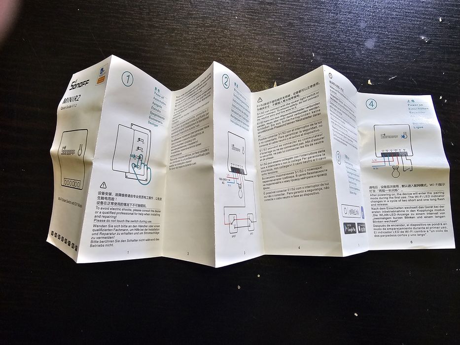 Întrerupător Sonoff mini Wifi, aplicație dedicată