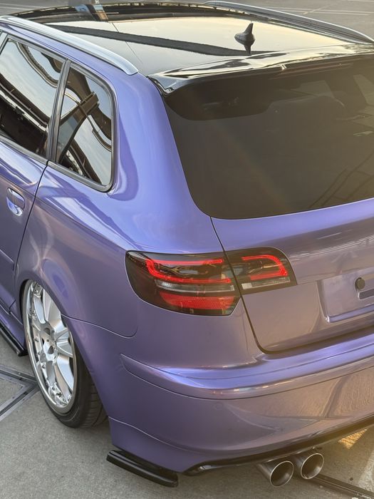 Stopuri Audi A3 8P Facelift ORIGINALE dark cherry