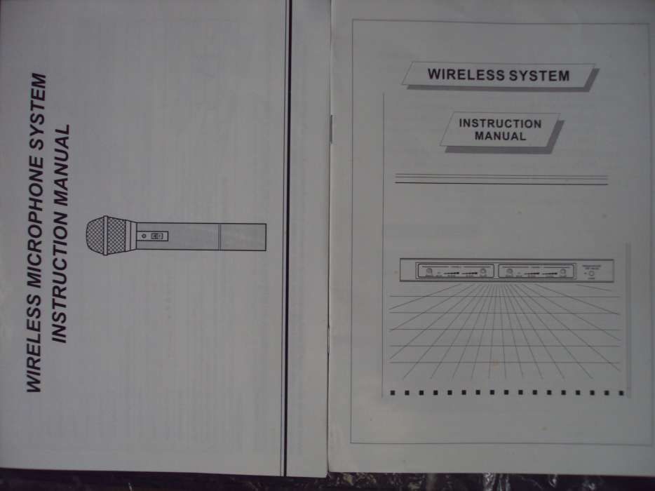 Set microphone wireless system karaoke-party