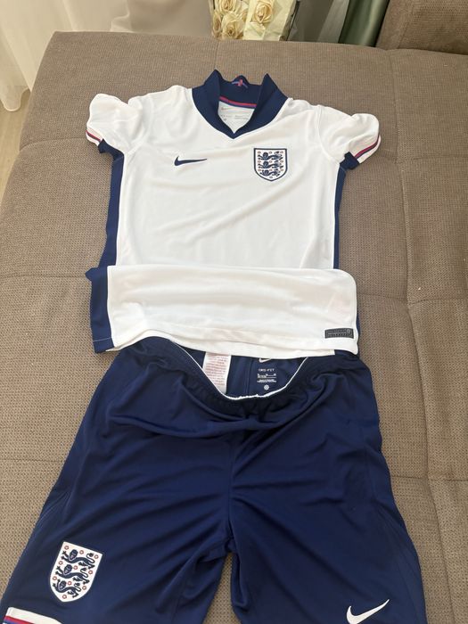 Compleu tricou pantaloni scurti  Nike England 2024 Home copii