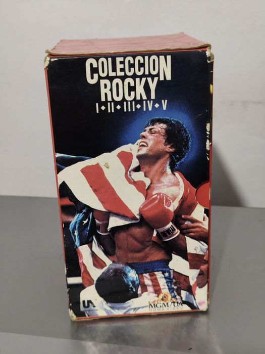 Set Box Rocky 1,2,3,4,5 casete VHS originale
