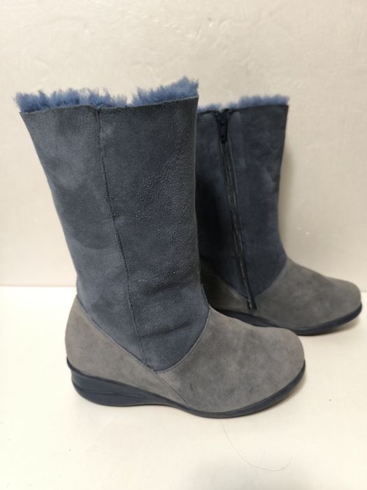 Cízme piele naturală +blană, nr 35