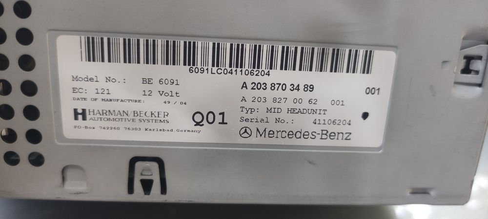 Оригинална Мултимедия за Mercedes  Benz  W203, W210