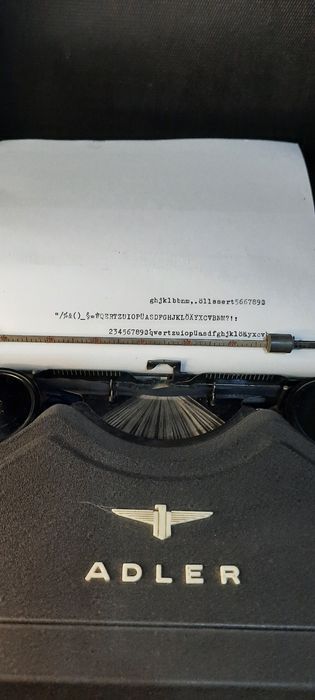 Mașină de scris Adler 1946 impecabilă