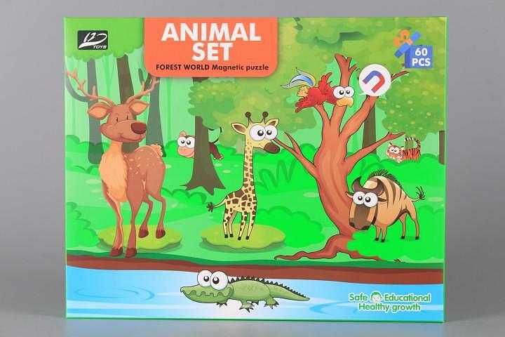 Магнитен пъзел Животни