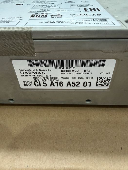 Navigatie BMW X5 G05, X6 G06, X7 G07 : Display / Unitate / Modul