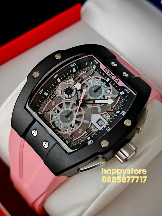 INVICTA Racing Strada Pink 47 mm, Инвикта нов ръчен часовник