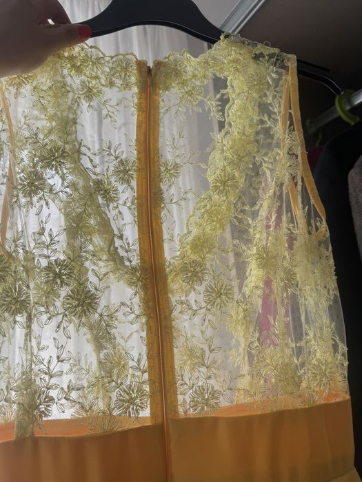 Rochie galbena eleganta