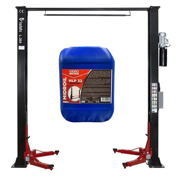 Elevator auto 2 coloane 4t 380v cu traversa pe sus + ulei gratis