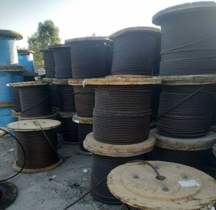 Стальной канат, диаметлари 3.8мм дан 39.5мм гача