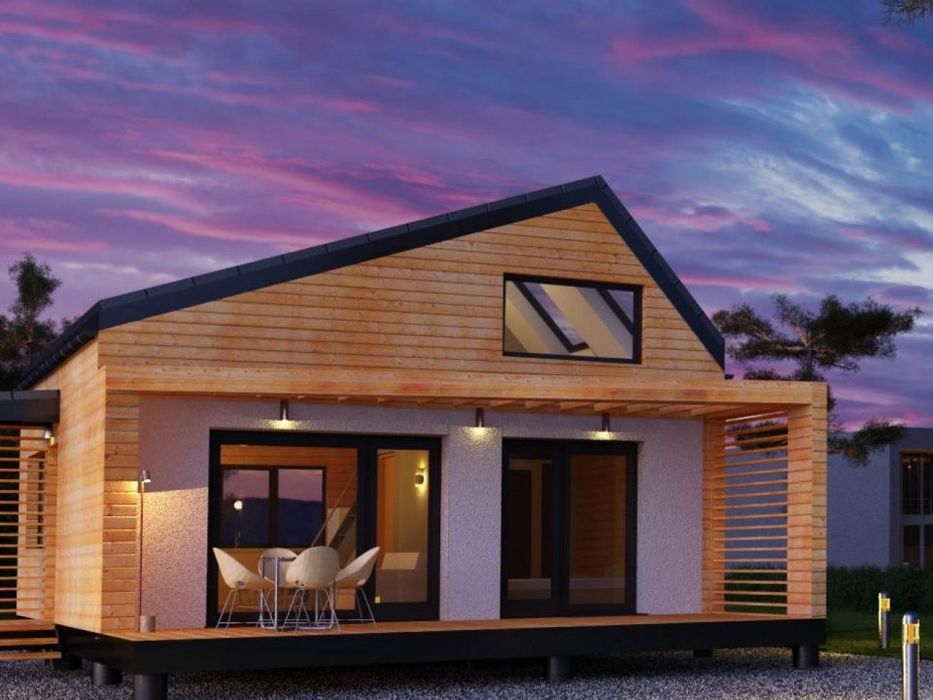 Case pe structura metalica