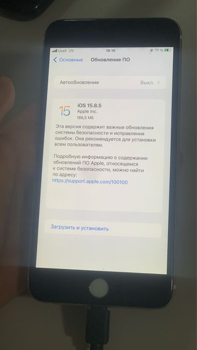 Iohone 6 s plus silver 32gb