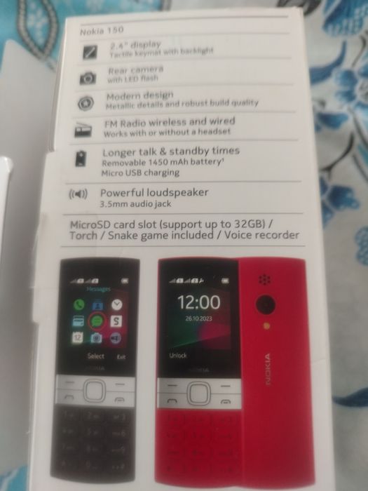 Nokia 150, am scris nume pe el