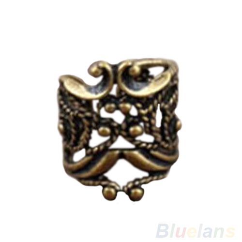 Модерна пънк рок ретро клип обеца за ухо, U форма, цвят старо сребро