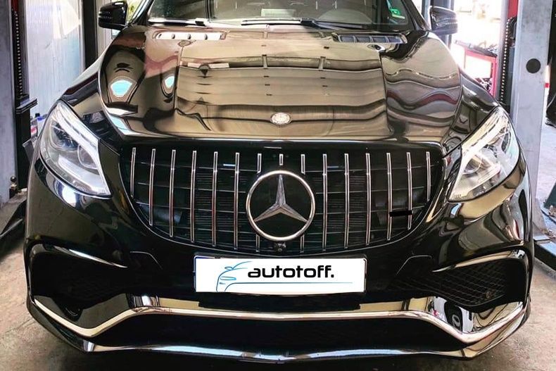 Grila centrala GLE W166 63AMG S compatibila cu Mercedes (15-19) Panamericana Design