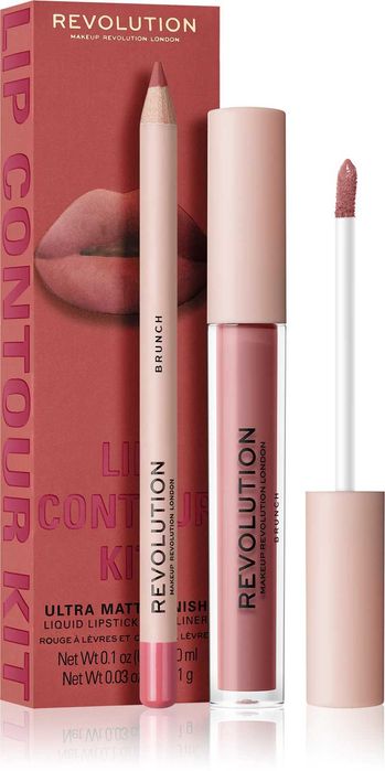 Makeup Revolution Lip Contour Kit - Brunch