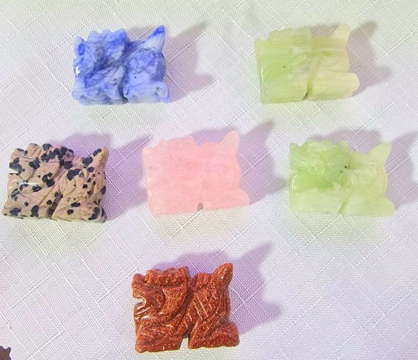 Кулон Дракон из натуральных камней.