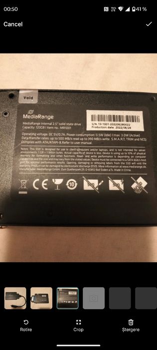SSD MediaRange 120GB