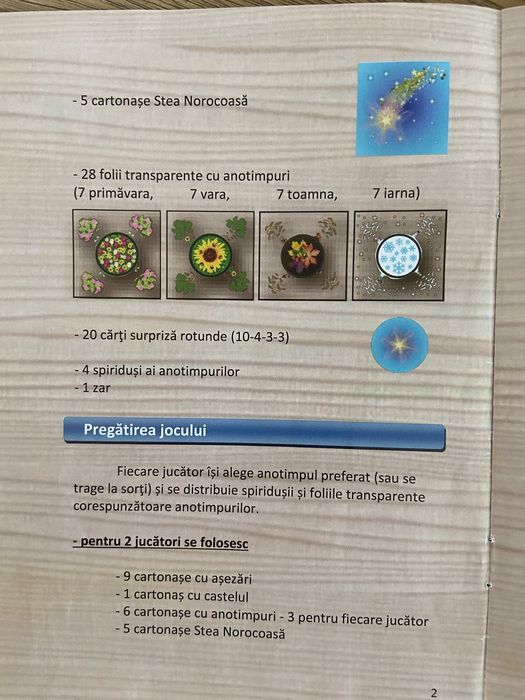 Joc de masa - Sezonia