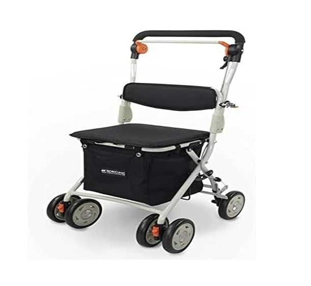 Mobiclinic Coliseo Пазарска количка със седалка до 120 кг. сгъваема, 4 колела, стомана