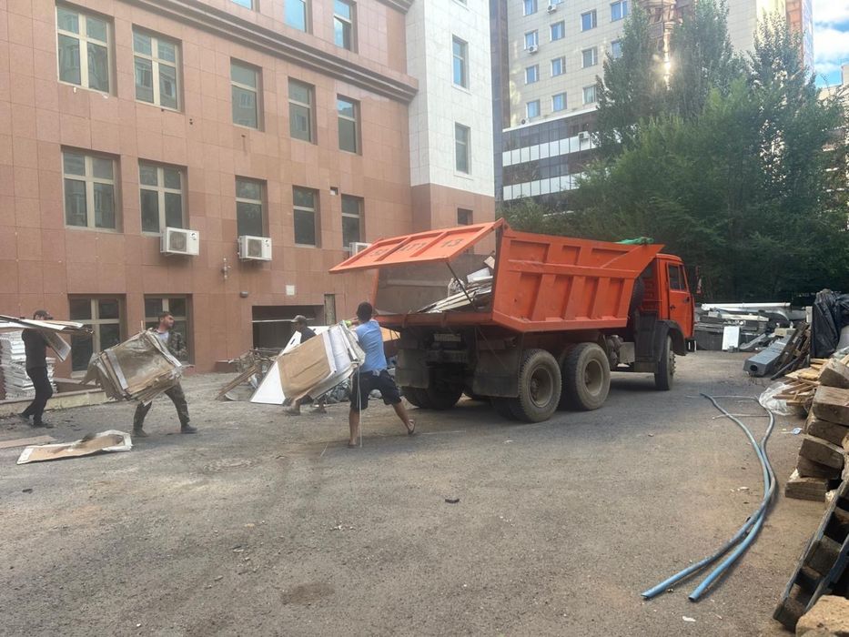 Услуга КАМАЗ Снег самосвал вывоз мусор