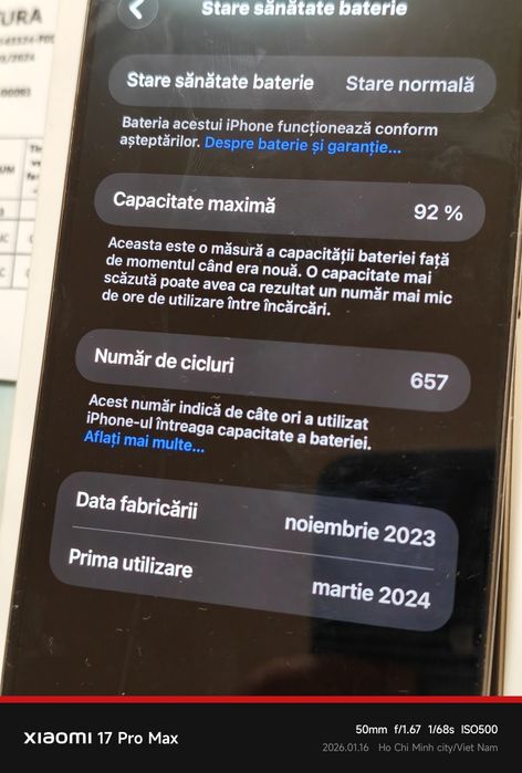 Apple iPhone 15 Pro Max -256 GB Natural Titanium  / garanție