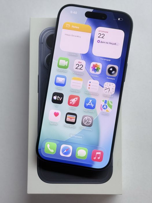 Нов! iPhone 17 Pro Blue 100% battery