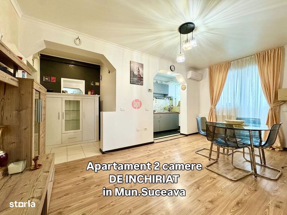 SE INCHIRIAZA apartament 2 camere, in Burdujeni (Orizont), Suceava
