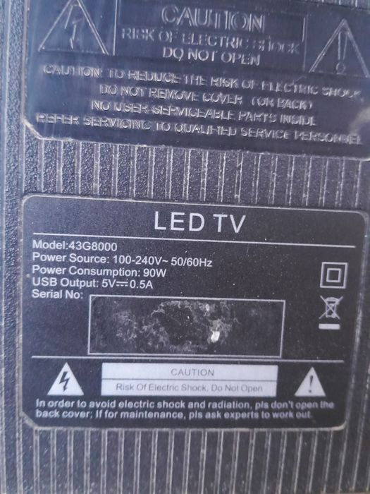 Televizor zapchastga