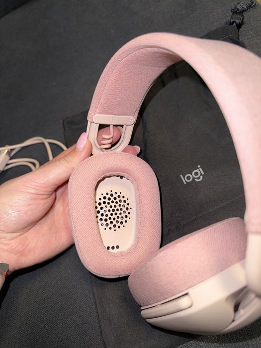 Casti Logitech Zone Vibe 100, USB + Bluetooth - Rose