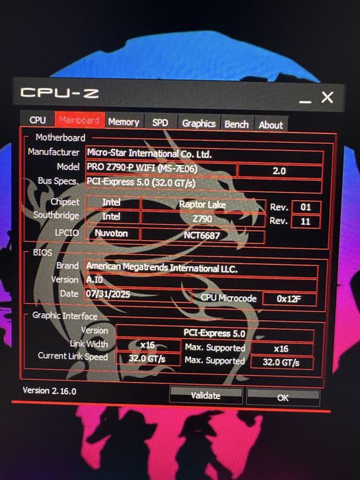 Kit i7 13700k  MSI Z790 PRO WIFI DDR 5