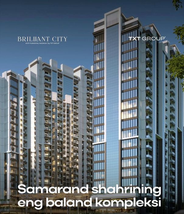 Briliant City Kvartira 74.1 Kv 16-этаж