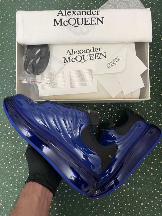Alexander McQueen Navy Lux Gloss