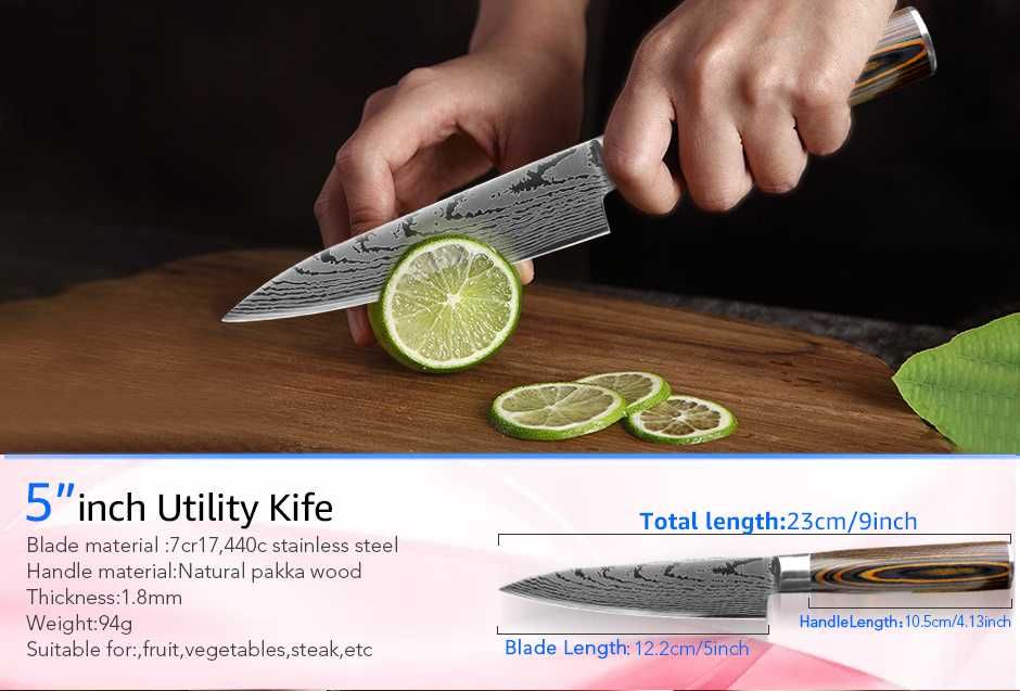 Нож Santoku Knife.  Japan