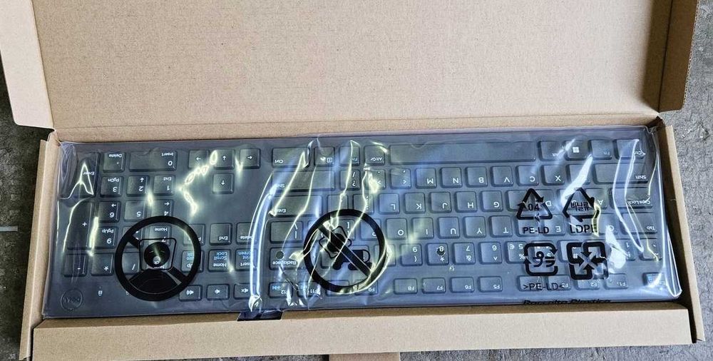Tastatura DELL KB216 USB, neagră, taste numerice, multimedia, US INTL