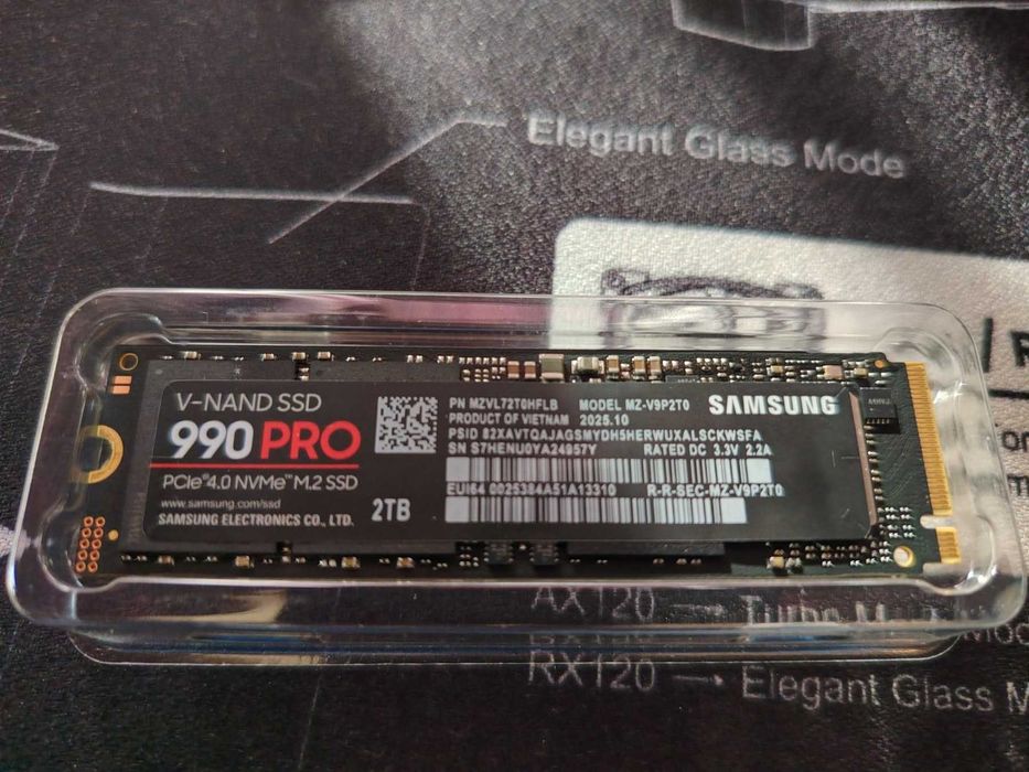 НОВ ! SSD 2TB, Samsung 990 PRO PCIe 4.0 NVMe