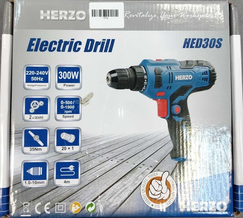 Bormasina cu Fir Herzo - HED30S [#11576#]