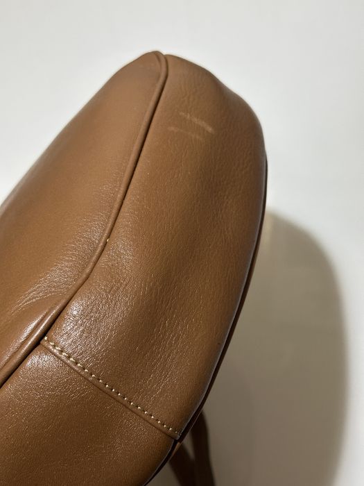Дамска кожена чанта Mulberry Tessie Satchel / Oak Brown