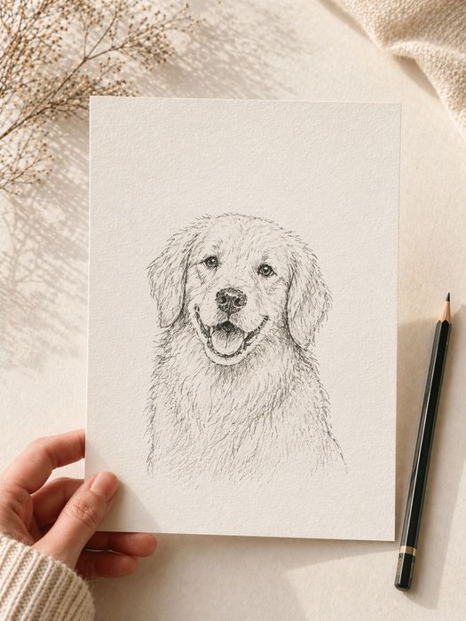 Portrete la comandă după fotografie | Desen în creion | Cadou personalizat