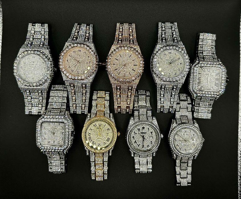 iced out диамантени часовници Rolex , AP , Cartier