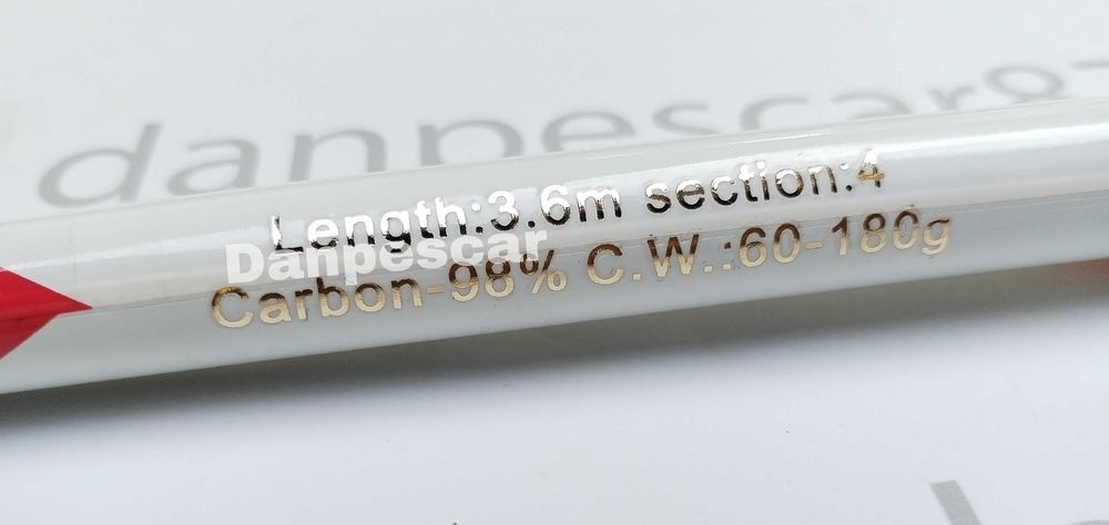 Lanseta fibra de carbon PRO FL ROYAL X Feeder 3,60 metri A:60-180gr